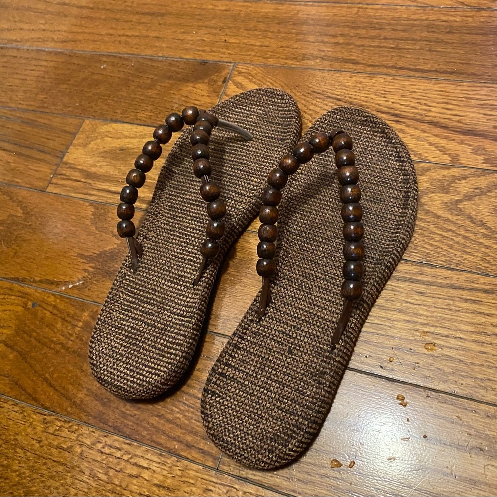 Kultura Flip flops | Slippers | size 6 | brown | like new